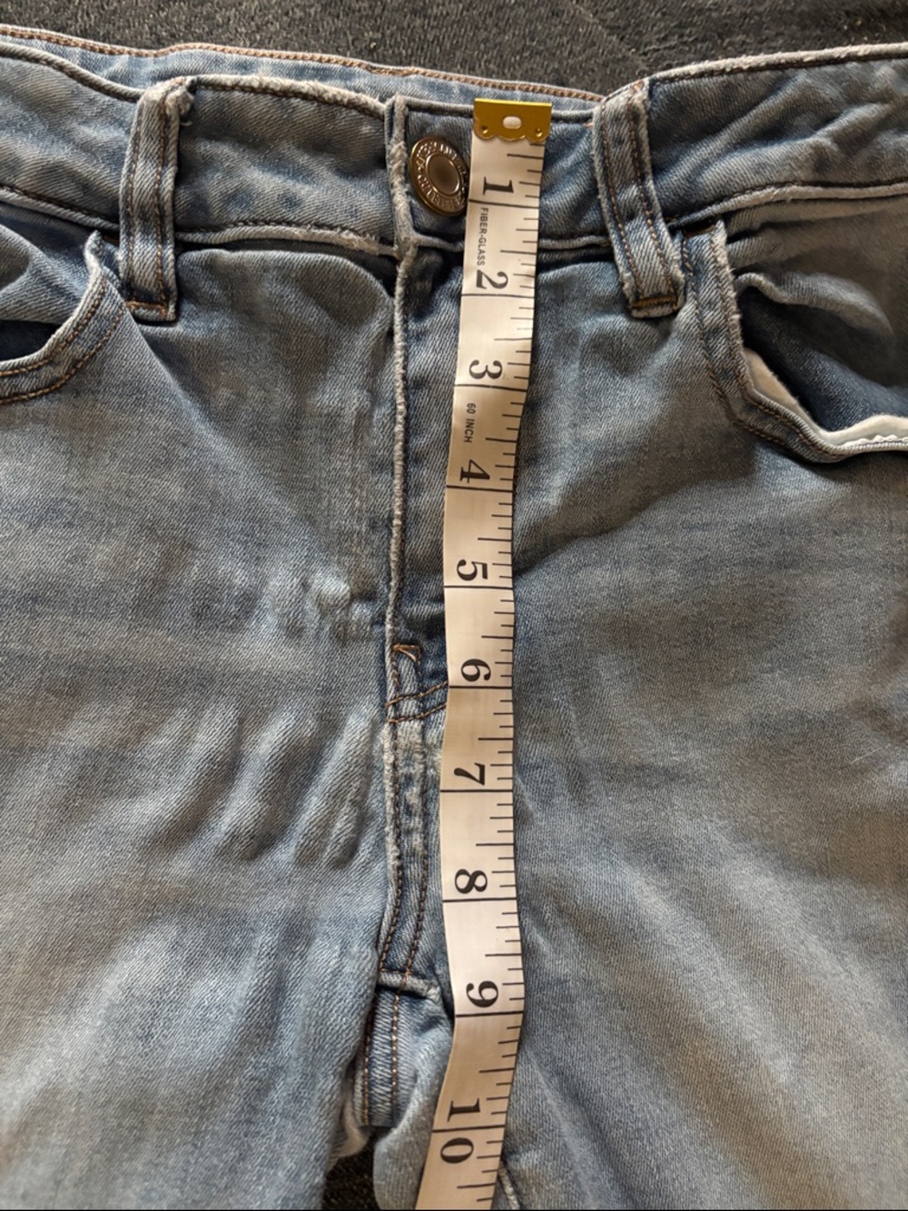 American Eagle Outfitters Light Blue Skinny Jeans | Size 6 - Picture 8 of 13